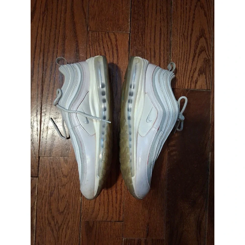 Nike Air Max 97 DIY Flare White Grey Pink CW5567-100 Mens Sneaker 10.5